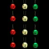 ATMOSPHERA Guirlande Et Boule De Sapin^ Lot De 12 Grelots Brillants - Rouge, Vert Et Or