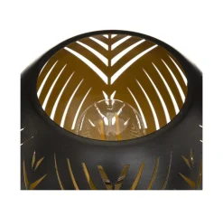 Fashion ATMOSPHERA Photophore Boule Led En Bois Et Metal