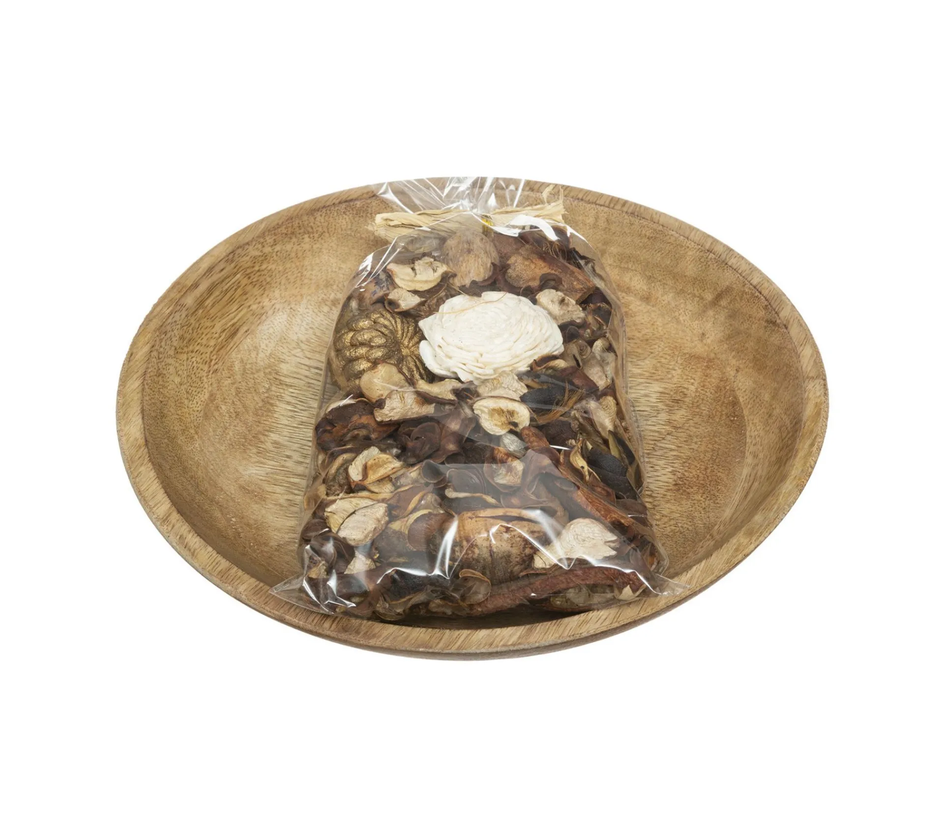 New ATMOSPHERA Pot-Pourri Paola Parfume Fleurs De Jasmin 140 G Avec Plateau En Bois