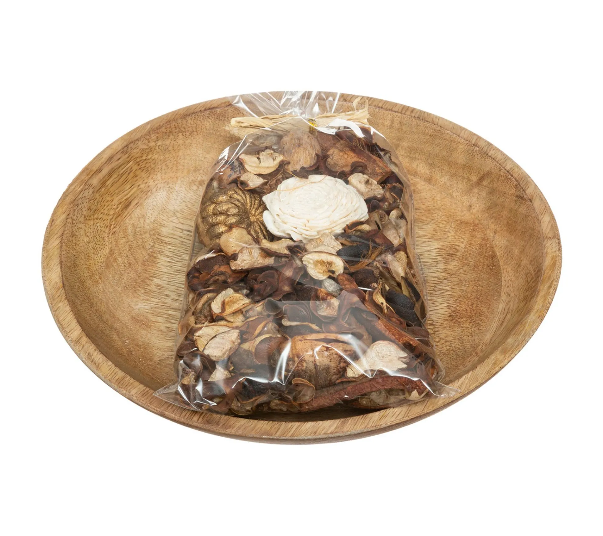 New ATMOSPHERA Pot-Pourri Paola Parfume Fleurs De Jasmin 140 G Avec Plateau En Bois