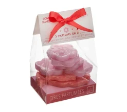 Discount ATMOSPHERA Sachet 10 Pieces Cires Parfumees 2 Parfums Pomme D'Amour Et Petale De Rose 90 G