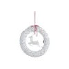 Cheap AUBRY GASPARD Couronne De Porte Cerf En Osier Blanc Avec Leds 55 Cm