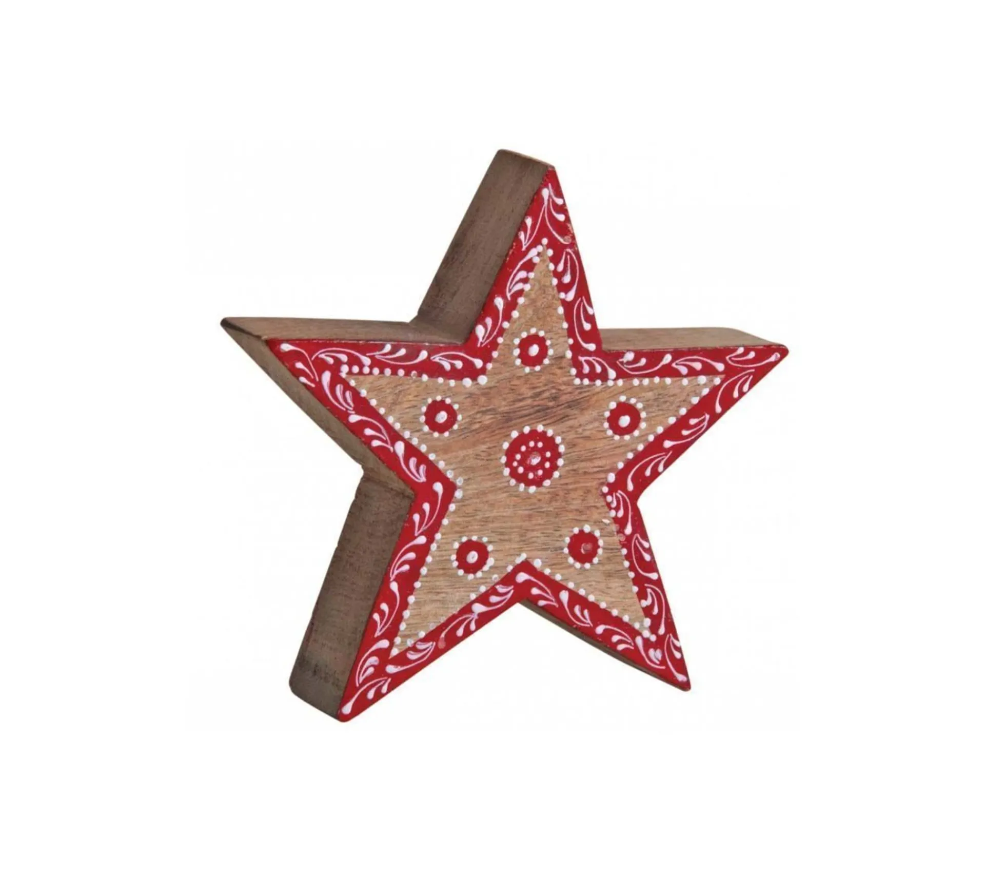 Flash Sale AUBRY GASPARD Etoile En Manguier Rouge Et Blanche