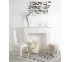 Online AUBRY GASPARD Luge Déco En Metal Argente