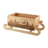 Hot AUBRY GASPARD Luge En Bois Avec Décor De Noël