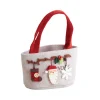 Discount AUBRY GASPARD Petit Sac De Noël En Feutrine Avec Ornements 19 X 12 X 14 Cm