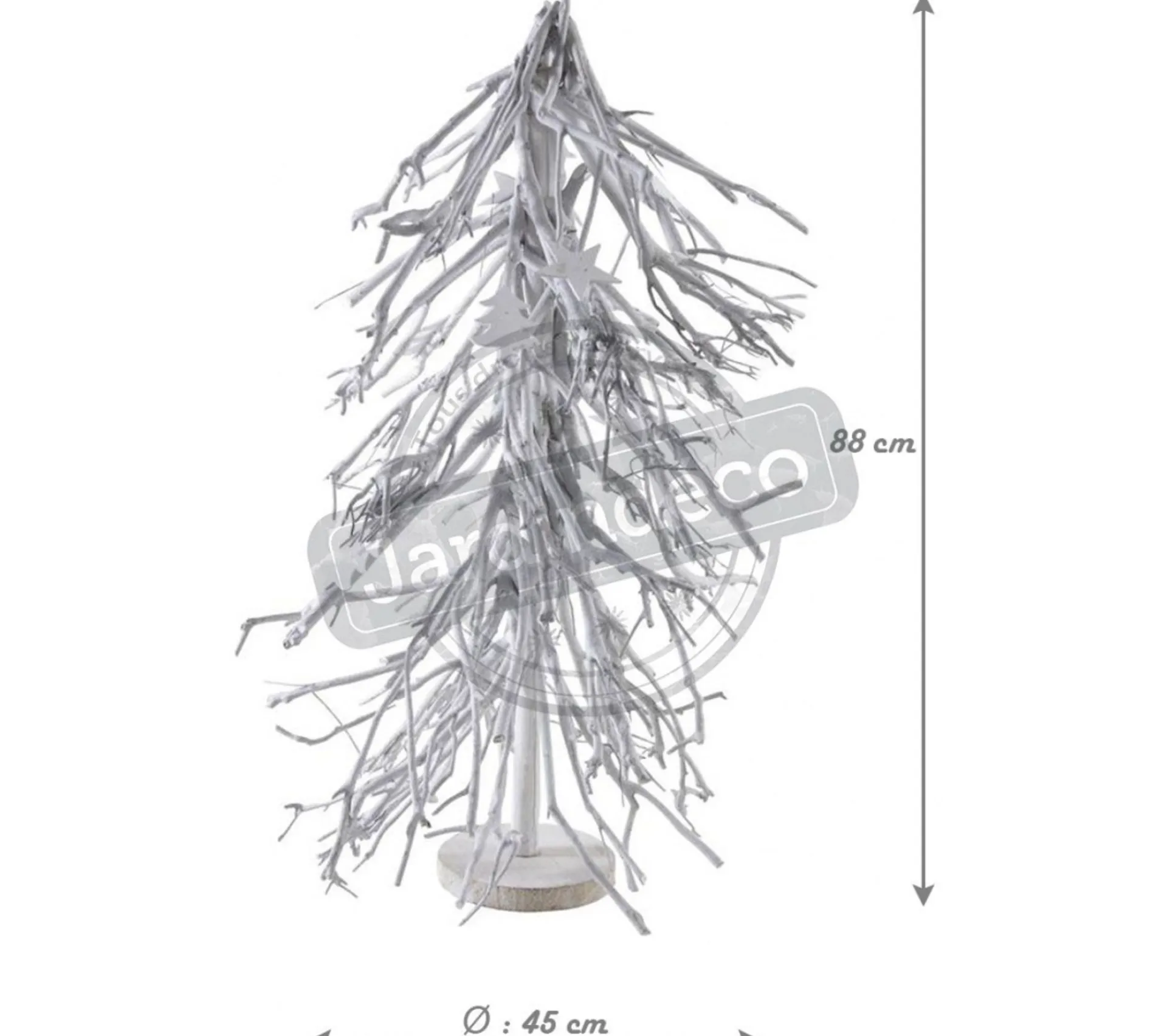 Cheap AUBRY GASPARD Sapin De Noël En Bois Patine Blanc