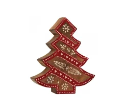 Clearance AUBRY GASPARD Sapin En Manguier Rouge Et Blanc