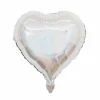 * Anniversaire Et Autres Fêtes^Ballon Gonflable Metallise "C Ur" 38Cm Argent