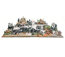 New * Base De Village De Noël Montagne - 120 X 40 Cm - My Village