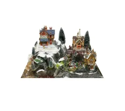 Cheap * Base Village De Noël Avec Tunnel - 80 X 40 Cm - My Village