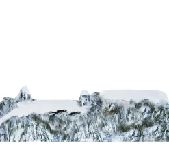 Clearance * Base Village De Noël Jura - 77 X 25 Cm - - My Village