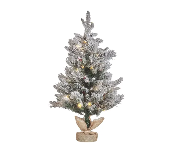BELIANI Sapin Et Accessoire^ Sapin De Noël 90 Cm Vert Glace Maligne