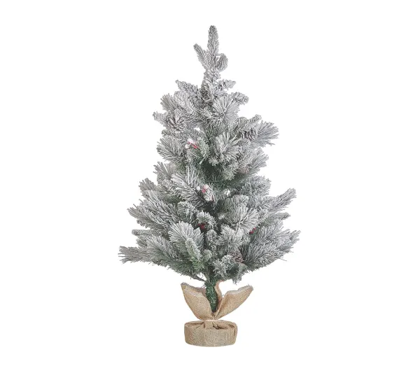 BELIANI Sapin Et Accessoire^ Sapin De Noël 90 Cm Vert Glace Maligne