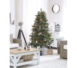 BELIANI Sapin Et Accessoire^ Sapin De Noël Artificiel Vert 180 Cm Langley