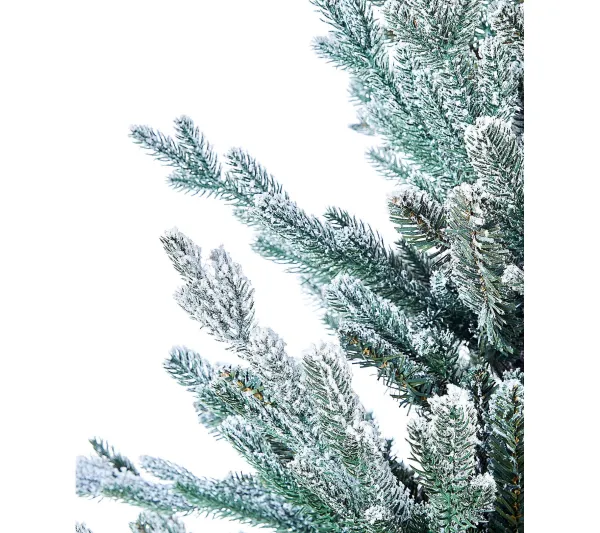 BELIANI Sapin Et Accessoire^ Sapin De Noël Avec Effet Neige 90 Cm Vert Ringrose