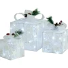Cheap * Boites-Cadeaux De Noël Décoratives 3 Pcs Exterieur Interieur