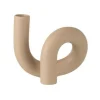 Cheap * Bougeoir 1 Bougie Déco "Torsion" 17Cm Beige