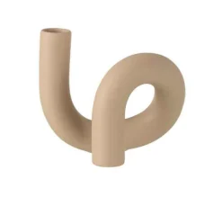 Cheap * Bougeoir 1 Bougie Déco "Torsion" 17Cm Beige