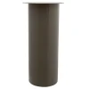 New * Bougeoir De Sol "Colby" 40Cm Taupe Et Or