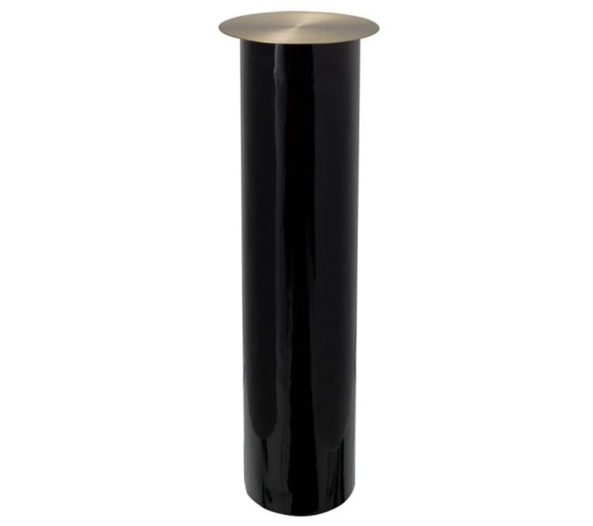 Clearance * Bougeoir De Sol "Colby" 70Cm Noir Et Or