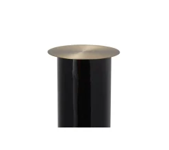 Clearance * Bougeoir De Sol "Colby" 70Cm Noir Et Or