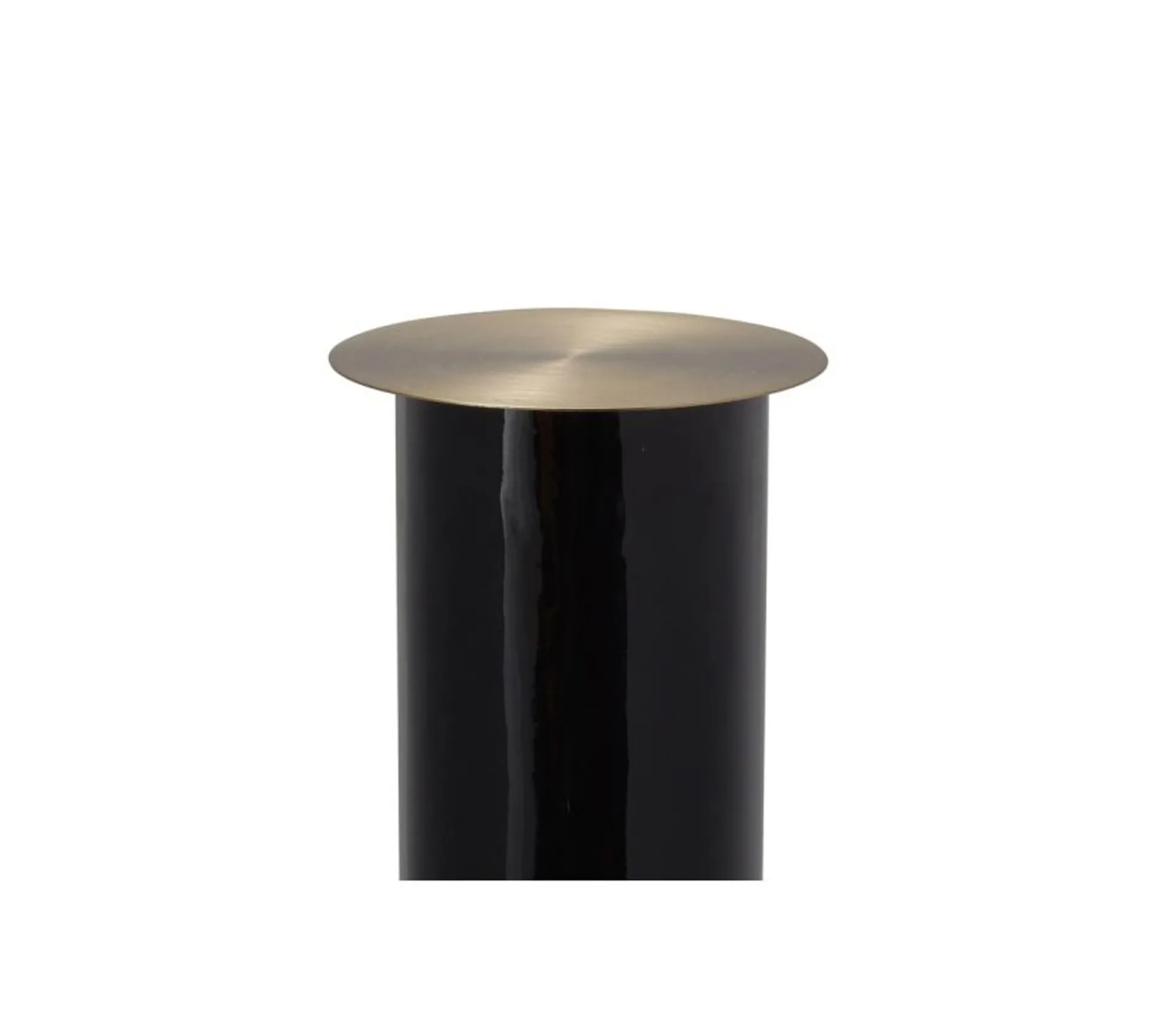 Clearance * Bougeoir De Sol "Colby" 70Cm Noir Et Or