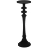 Hot * Bougeoir Design En Aluminium "Croka" 84Cm Noir