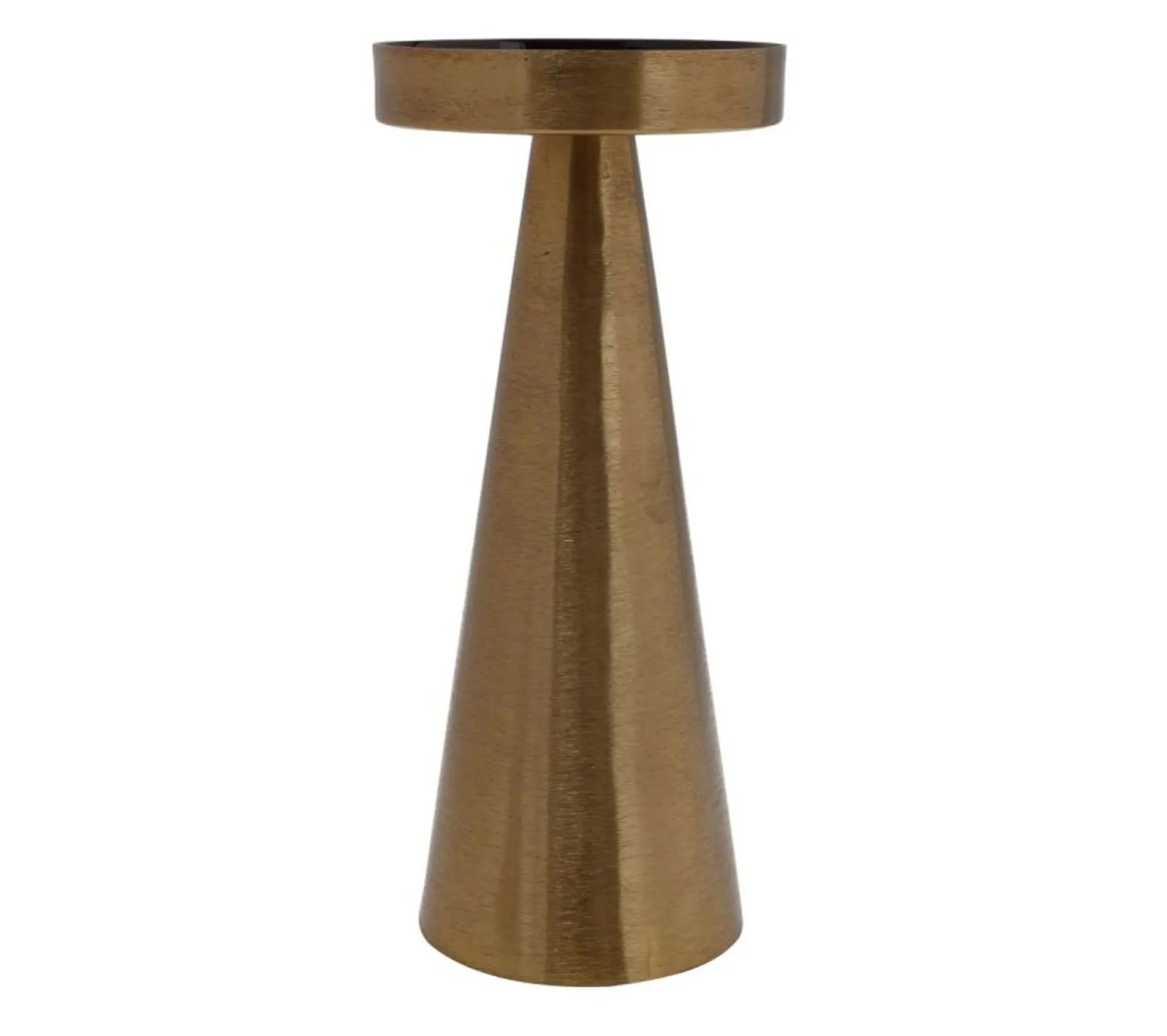 Discount * Bougeoir Design En Metal "Disola" 25Cm Or Et Rose