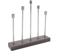 Cheap * Bougeoir Design En Metal "Limo" 40Cm Vert Et Or