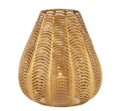 Cheap * Bougeoir Design En Metal "Gala" 25Cm Or