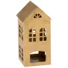 Flash Sale * Bougeoir En Metal "Maison Alpha" 28Cm Or