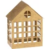 Sale * Bougeoir En Metal "Maison Delta" 28Cm Or