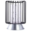 Cheap * Bougeoir Rond Déco "Malibu" 31Cm Noir Et Argent