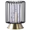 Best * Bougeoir Rond Déco "Malibu" 31Cm Noir Et Or