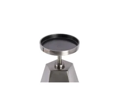 Store * Bougeoir Rond Design "Elin" 44Cm Nickel