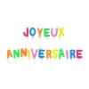 * Anniversaire Et Autres Fêtes^Bougie 18 Lettres "Anniversaire" 4Cm Multicolore