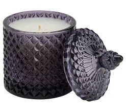 Clearance * Bougie Ambre H. 14 Cm Uda Violet