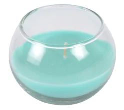 New * Bougie Boule En Verre "Essentiel" 8Cm Embruns
