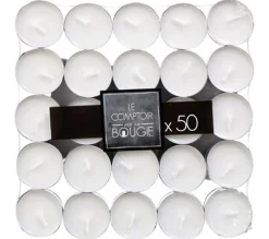 Discount * Bougie Chauffe Plat X50 Blanc