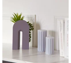 Store * Bougie Colonne H. 15 Cm Urania Violet
