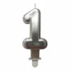 * Anniversaire Et Autres Fêtes^Bougie D'Anniversaire "Chiffre 1" 7Cm Argent