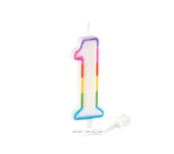 * Anniversaire Et Autres Fêtes^Bougie D'Anniversaire "Chiffre 1" 10Cm Multicolore