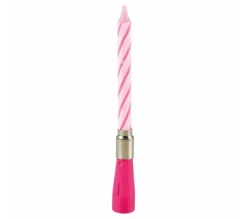 * Anniversaire Et Autres Fêtes^Bougie D'Anniversaire "Musicale" 12Cm Rose