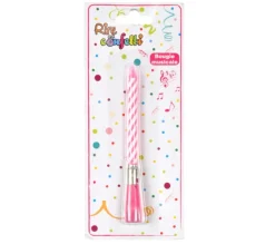 * Anniversaire Et Autres Fêtes^Bougie D'Anniversaire "Musicale" 12Cm Rose