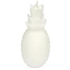 Flash Sale * Bougie Déco "Ananas Tropical" 12Cm Blanc