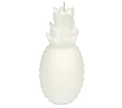 Flash Sale * Bougie Déco "Ananas Tropical" 12Cm Blanc