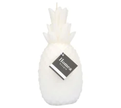 Flash Sale * Bougie Déco "Ananas Tropical" 12Cm Blanc