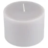New * Bougie Déco Parfumee "Trendie" 10Cm Perle Givree