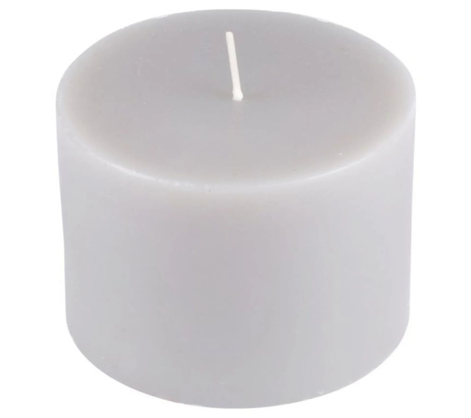 New * Bougie Déco Parfumee "Trendie" 10Cm Perle Givree